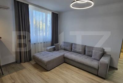 Apartament cu 2 camere semidecomandat, mobilat în Central