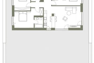 Apartament cu 4 camere decomandat în Dâmbul Rotund