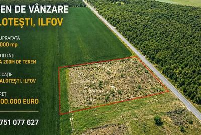 Teren intravilan de 5000 mp, în Balotești