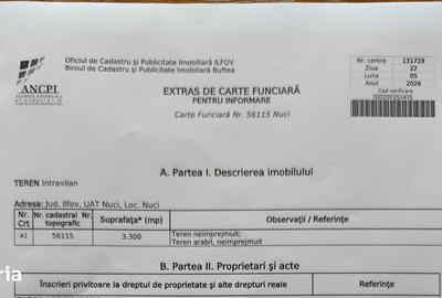 Teren de 3300 mp, în Nuci - 10
