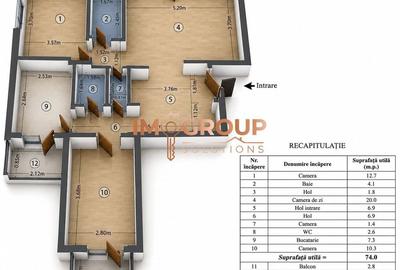 Apartament cu 3 camere în Dacia - 2