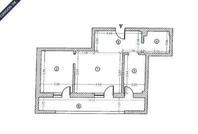 Apartament cu 2 camere decomandat în Nord - 5