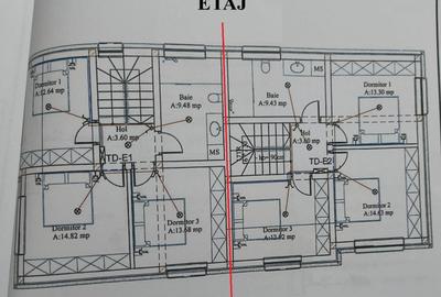 Duplex cu 4 camere decomandat cu Canalizare în Central - 8