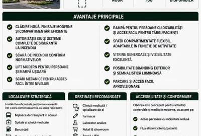 Spațiu comercial, de 1,600 mp, în Vest