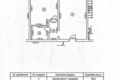 Apartament cu 2 camere decomandat în Central - 3