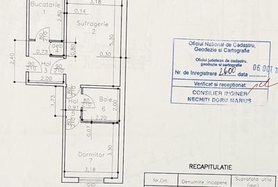Apartament cu 2 camere în Cantacuzino