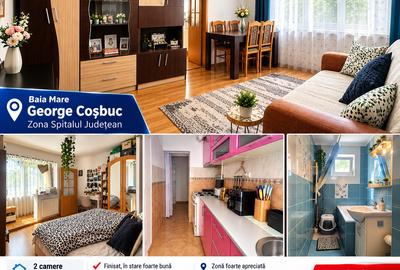 Apartament cu 2 camere nedecomandat în Decebal