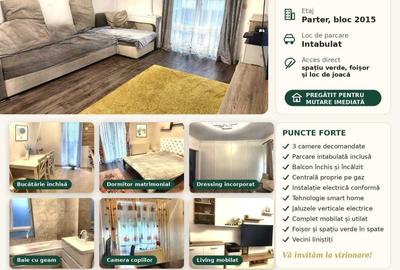 Apartament cu 3 camere decomandat în Păcurari