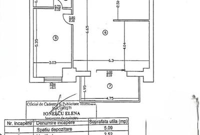 Apartament cu 2 camere semidecomandat în Tei