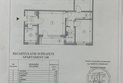 Apartament cu 3 camere semidecomandat în Colentina