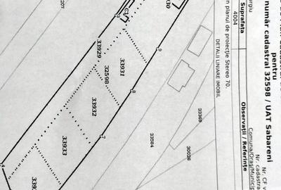 Teren Construcții intravilan de 655 mp, în Săbăreni - 2