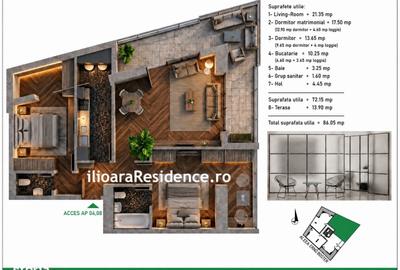 Apartament cu 3 camere în Nicolae Grigorescu