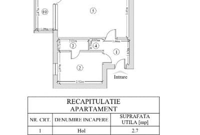 Apartament cu 2 camere nedecomandat, mobilat în Tătărași - 1