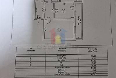 Apartament cu 2 camere în Central - 9