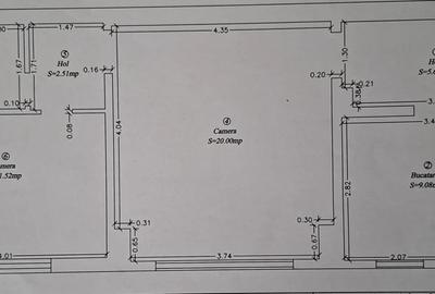 Apartament cu 2 camere semidecomandat în Central - 2