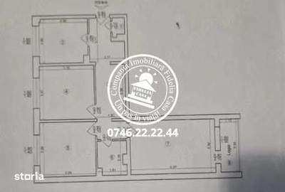 Apartament cu 3 camere decomandat în Gară