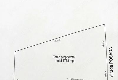 Teren de 1778 mp, în Inel I