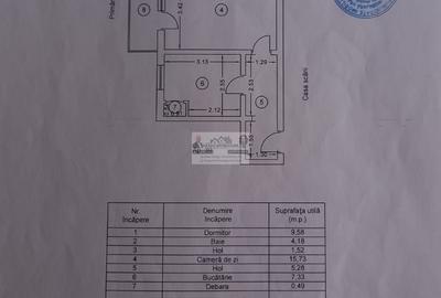 Apartament cu 2 camere semidecomandat în Ultracentral