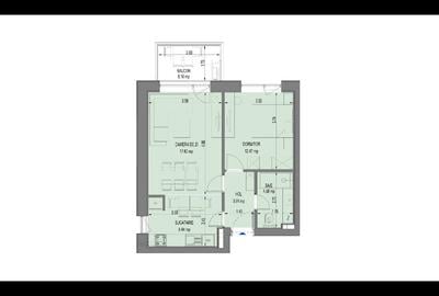 Apartament cu 2 camere decomandat în Aviației - 7