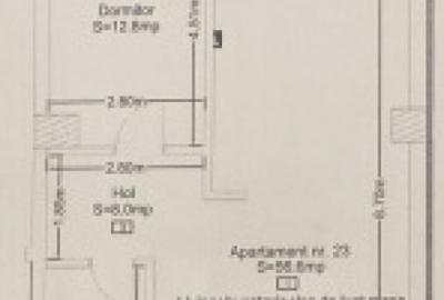 Apartament cu 2 camere semidecomandat în Dâmbul Rotund