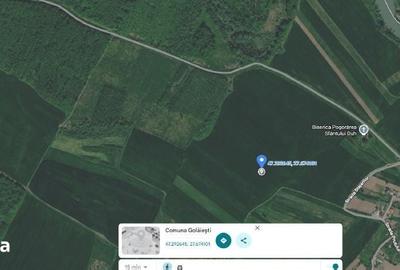 Teren de 16500 mp, în Golăiești