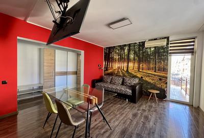 Apartament cu 2 camere semidecomandat, mobilat în Florești