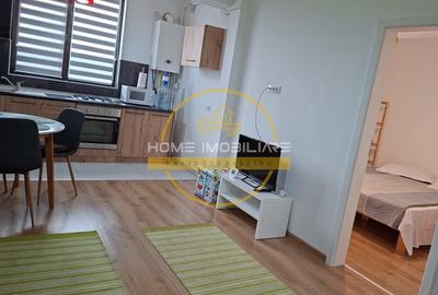 Apartament cu 2 camere semidecomandat, mobilat în Exterior Vest