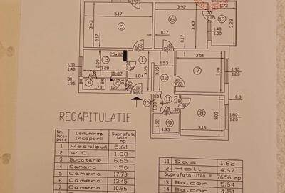 Apartament cu 4 camere decomandat în Militari