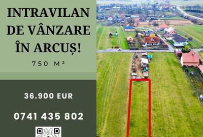 Teren intravilan de 750 mp, în Arcuș