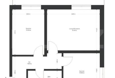 Apartament cu 3 camere în Ghirodei