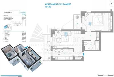 Apartament cu 2 camere decomandat în Nicolina - 1
