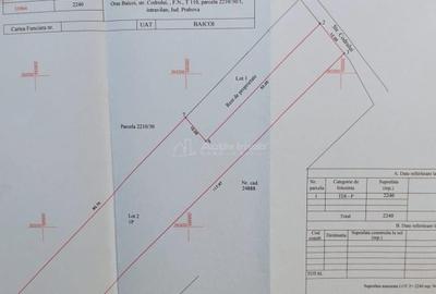 Teren de 2240 mp, în Central