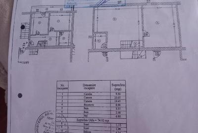 Apartament cu 3 camere semidecomandat în Central