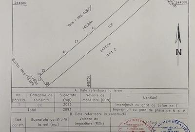 Teren de 4775 mp, în Vânători