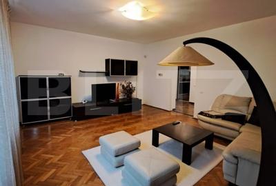 Apartament cu 3 camere decomandat, mobilat în Plopilor
