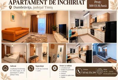Apartament cu 2 camere decomandat în Dumbrăvița