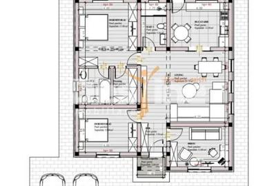 Casă cu 3 camere cu Teren 450 Mp în Horpaz