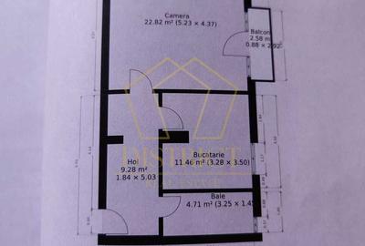 Apartament cu 2 camere, mobilat în Medicină