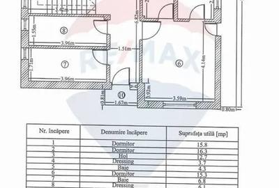 Casă cu 6 camere cu Teren 459 Mp în Balotești