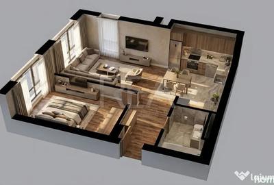 Apartament cu 2 camere decomandat în Ferdinand