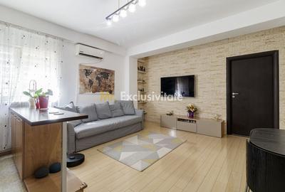 Apartament cu 3 camere semidecomandat, mobilat în Chiajna