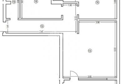 Apartament cu 3 camere în Năvodari