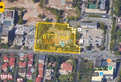 Teren de 6772 mp, în Central
