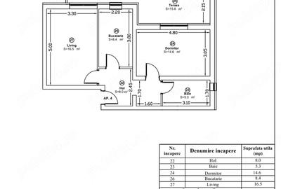Apartament cu 2 camere decomandat, mobilat în Giroc - 3