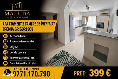 Apartament cu 2 camere decomandat în Eremia