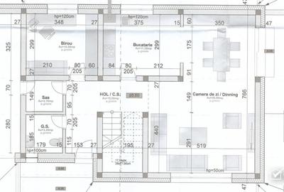 Casă individuală cu 5 camere cu Canalizare în Popești - 2