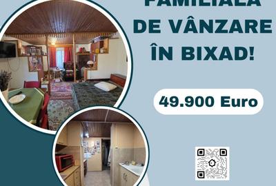 Casă individuală cu 2 camere cu Teren 814 Mp în Bixad