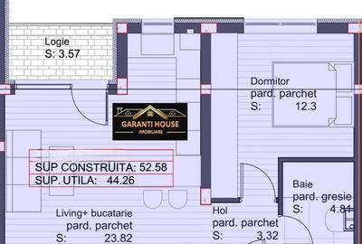 Apartament cu 2 camere în Republicii