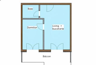 Apartament cu 2 camere în Nord - 14