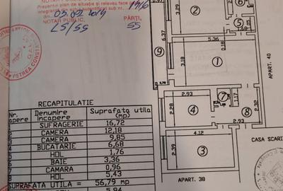 Apartament cu 3 camere semidecomandat în Ultracentral